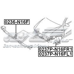 Soporte central del parachoques delantero 0236N16F Febest