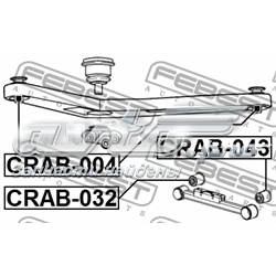Silentblock del brazo superior de suspensión trasera Febest CRAB004 precio, desde 18,18 EUR