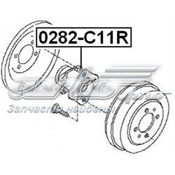 Cubo de rueda trasero 0282C11R Febest