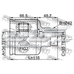 Junta homocinética interna delantera derecha GSP 618061 precio, desde 51,41 EUR
