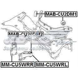 Comprar MABCU20DM1 Febest Silentblock de la traviesa de montaje del diferencial trasero trasero