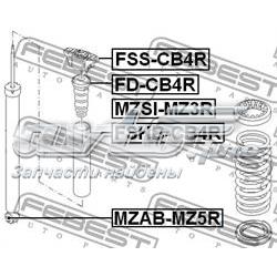 FSSCB4R Febest soporte amortiguador trasero