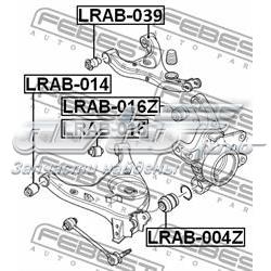 LRAB-016Z Febest silentblock de mangueta trasera