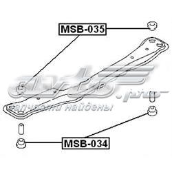 Buje de la viga longitudinal delantera del motor MR198875 Mitsubishi