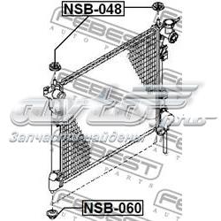 Soporte de montaje, radiador, superior NSB048 Febest