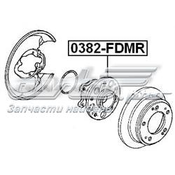 Cubo de rueda trasero 0382FDMR Febest