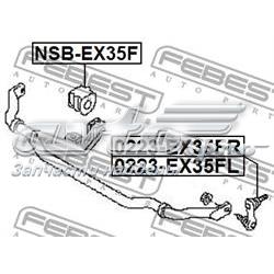 Barra estabilizadora delantera derecha 0223EX35FR Febest