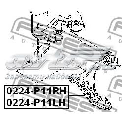 0224-P11RH Febest barra oscilante, suspensión de ruedas delantera, inferior derecha