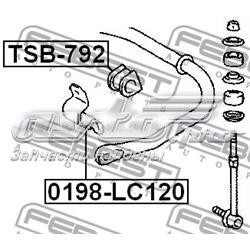 TSB792 Febest Buje de barra estabilizadora trasera