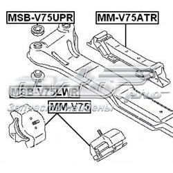 Silentblock (Almohada) De La Viga Delantera (Bastidor Auxiliar) Mitsubishi MR132701