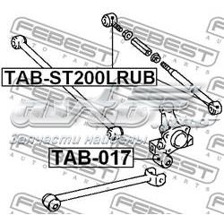 TAB-ST200LRUB Febest silentblock de brazo suspensión trasero transversal