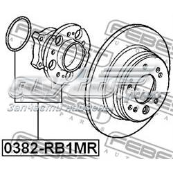 0382-RB1MR Febest cubo de rueda trasero