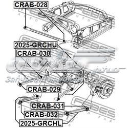 Suspensión, brazo oscilante, eje trasero, inferior para Jeep Grand Cherokee (WK)