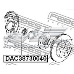 Cojinete de rueda delantero DAC38730040 Febest