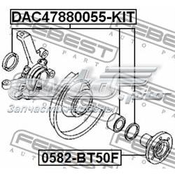 Rodamiento de rueda delantero Febest DAC47880055KIT