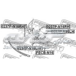 Soporte de parachoques delantero izquierdo 0237PN16LH Febest