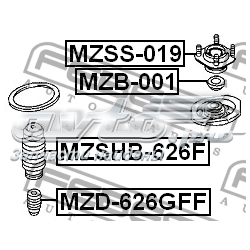 Comprar MZB001 Febest Rodamiento de soporte del amortiguador delantero