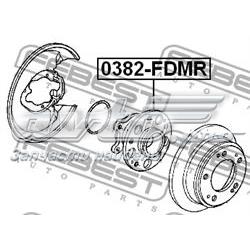 0382FDMR Febest cubo de rueda trasero