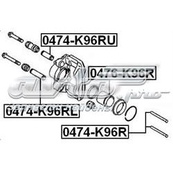 0474K96R Febest Kit de reparación de frenos trasero