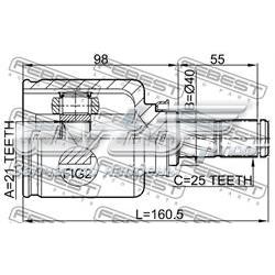 Junta homocinética interna delantera Febest 0211E11AT precio, desde 30,92 EUR