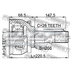 Junta homocinetica 824173 GSP