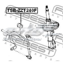 TSB-ZZT240F Febest casquillo de barra estabilizadora delantera