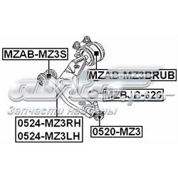 Silentblock suspension Febest MZABMZ3BRUB
