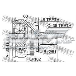 Junta homocinética exterior delantera Profit 27103062 precio, desde 45,05 EUR