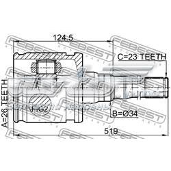 Comprar 0111MCX20RH Febest Junta homocinética interna delantera derecha