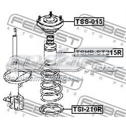 4834120280 Toyota tope de amortiguador trasero, suspensión + fuelle