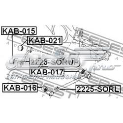 Suspensión, brazo oscilante, eje trasero, superior KAB021 Febest