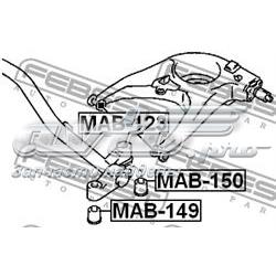 Suspensión, cuerpo del eje trasero MAB150 Febest