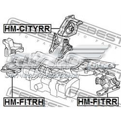 HM-CITYRR Febest soporte de motor trasero