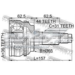 Comprar 0510CX7A44 Febest Junta homocinetica