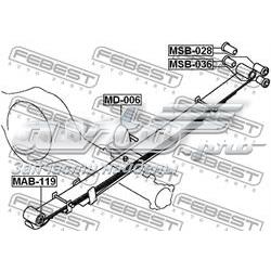 MD006 Febest tope de ballesta trasera