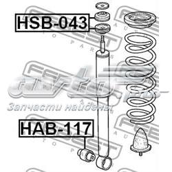 HAB-117 Febest silentblock de amortiguador trasero