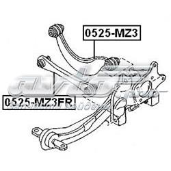 0525MZ3FR Febest Brazo transversal de suspensión trasera