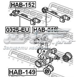 HAB-149 Febest silentblock de mangueta trasera