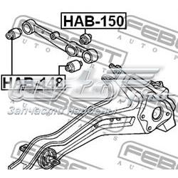 HAB-150 Febest silentblock de brazo de suspensión trasero superior