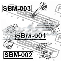 Soporte de motor trasero Subaru Forester 3 S12, SH