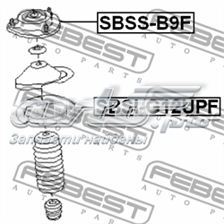 SBSSB9F Febest soporte amortiguador delantero