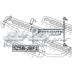 SZSB-JBF2 Febest casquillo de barra estabilizadora delantera