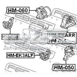 HM050 Febest soporte motor izquierdo