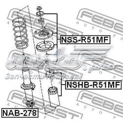 Fuelle, amortiguador delantero para Nissan Pathfinder (R51M)