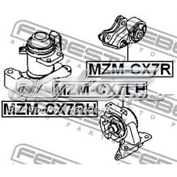 Soporte de motor trasero MZMCX7R Febest
