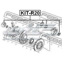 KITR20 Febest Rodamientos de rueda delantero