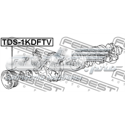 Comprar TDS1KDFTV Febest La polea del cigüeñal