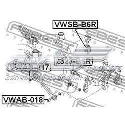 VWAB018 Febest suspensión, barra transversal trasera, exterior