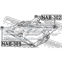 NAB-302 Febest bloqueo silencioso (almohada De La Viga Delantera (Bastidor Auxiliar))