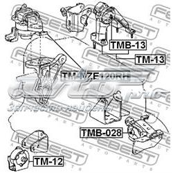 TM-NZE120RH Febest soporte de motor derecho